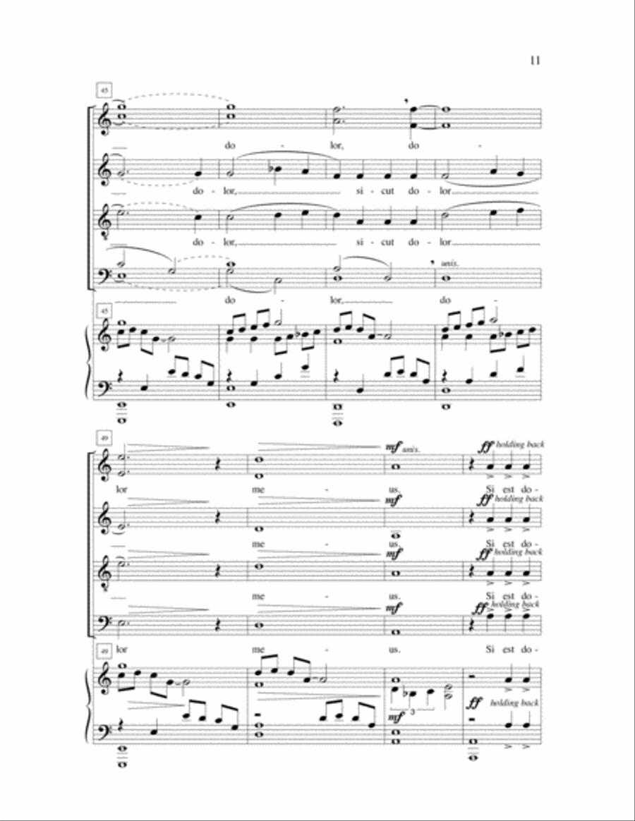 Lamentations of Jeremiah 4-Part scores gallery preview page 13