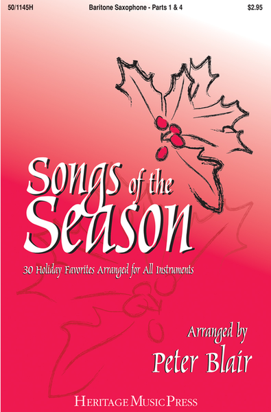 Songs of the Season - Baritone Saxophone (Parts 1 & 4)