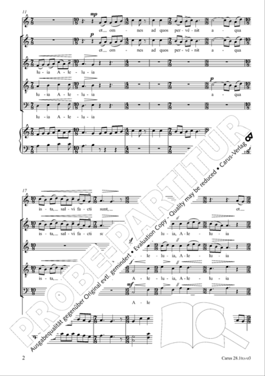 Water Water 4-Part scores gallery preview page 17