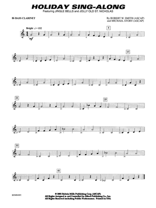 Holiday Sing-Along: B-flat Bass Clarinet