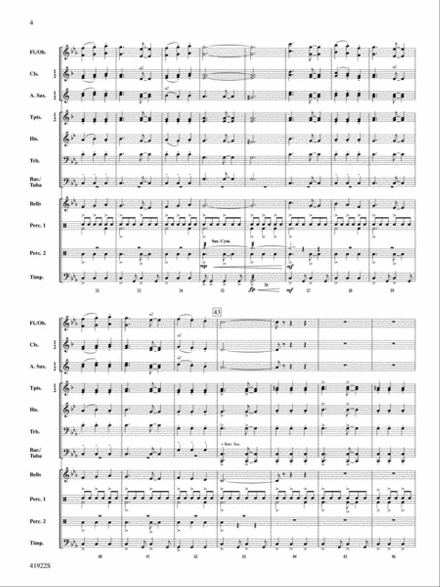 El Cid: Score Concert Band scores gallery preview page 4