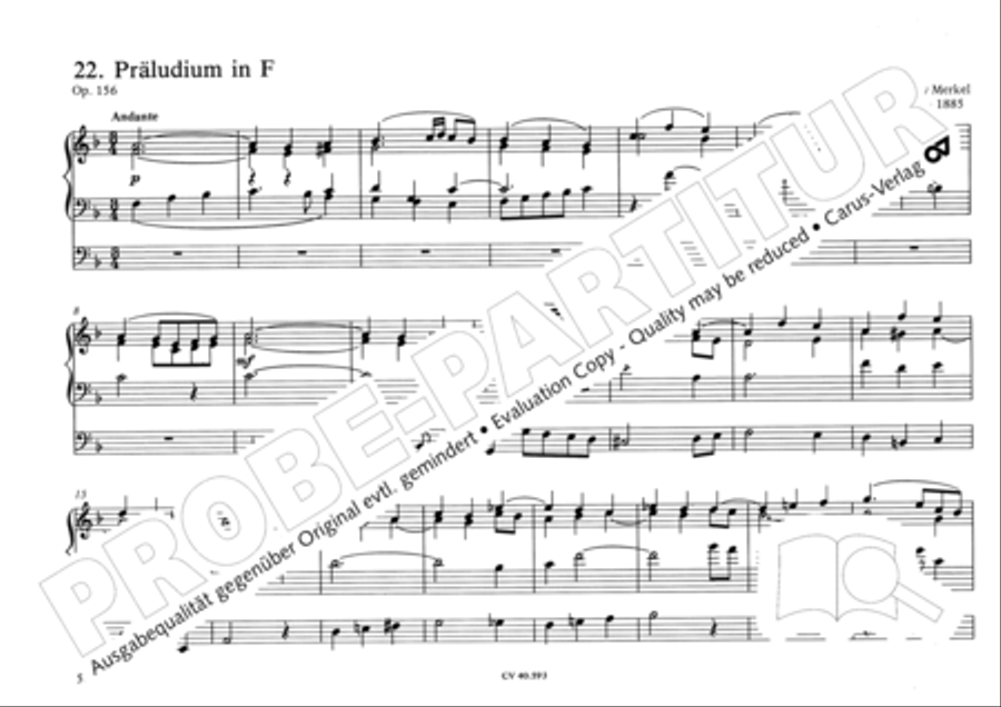 Free Organ Music from the Romantic Period, Vol. I (Freie Orgelmusik der Romantik, Band I) Organ scores gallery preview page 55