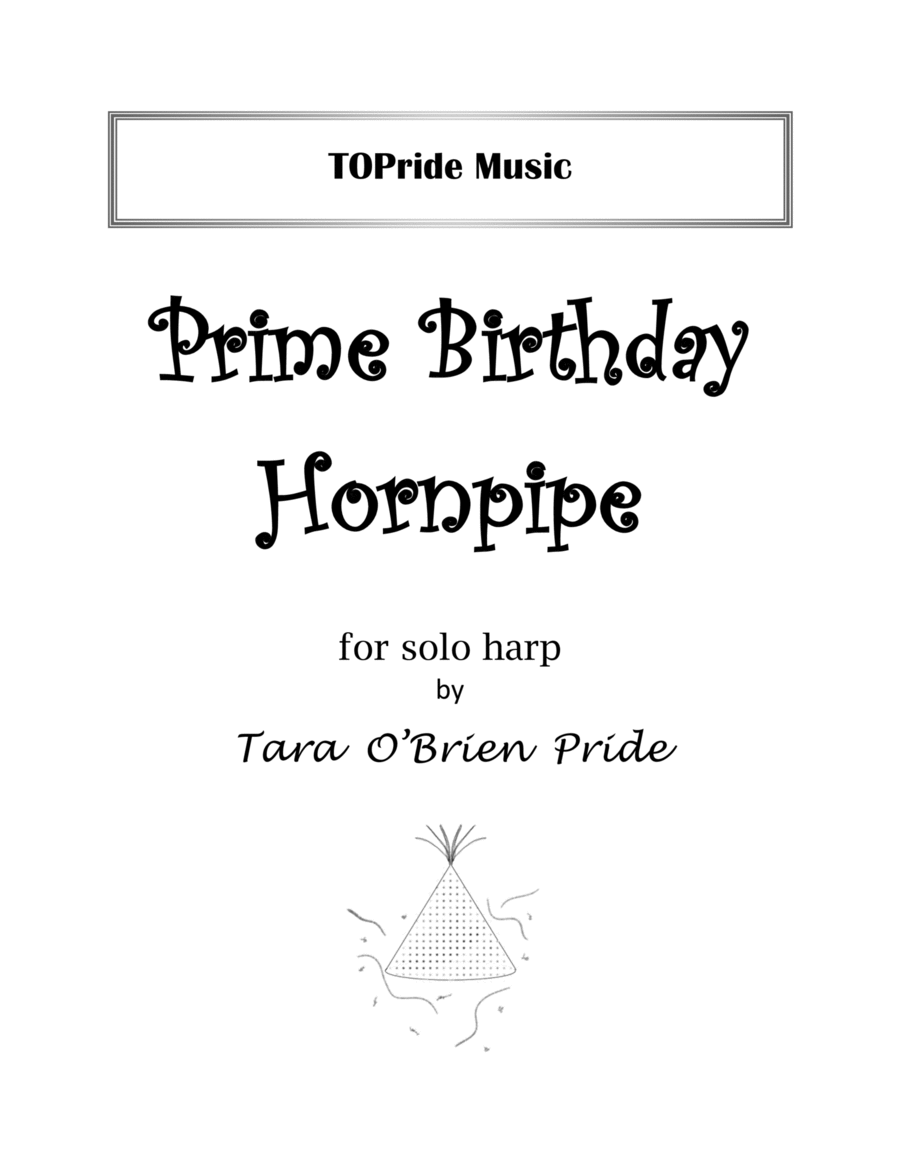Prime Birthday Hornpipe Celtic Harp scores gallery preview page 1