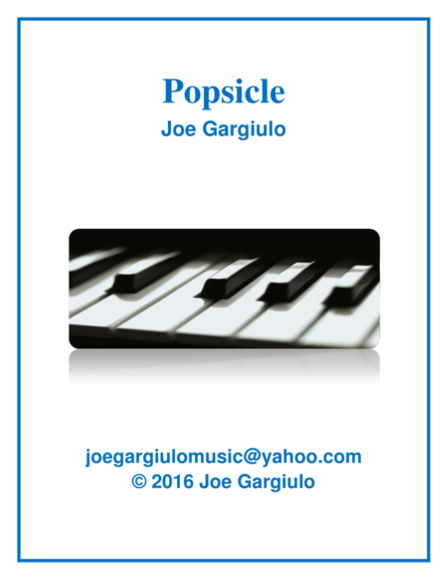 Popsicle Piano Solo scores gallery preview page 1