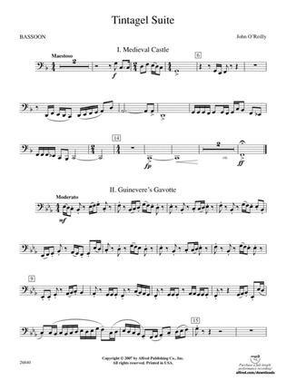 Tintagel Suite: Bassoon