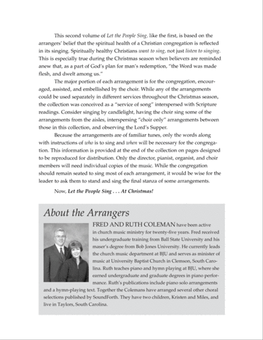 Let the People Sing at Christmas 4-Part scores gallery preview page 4