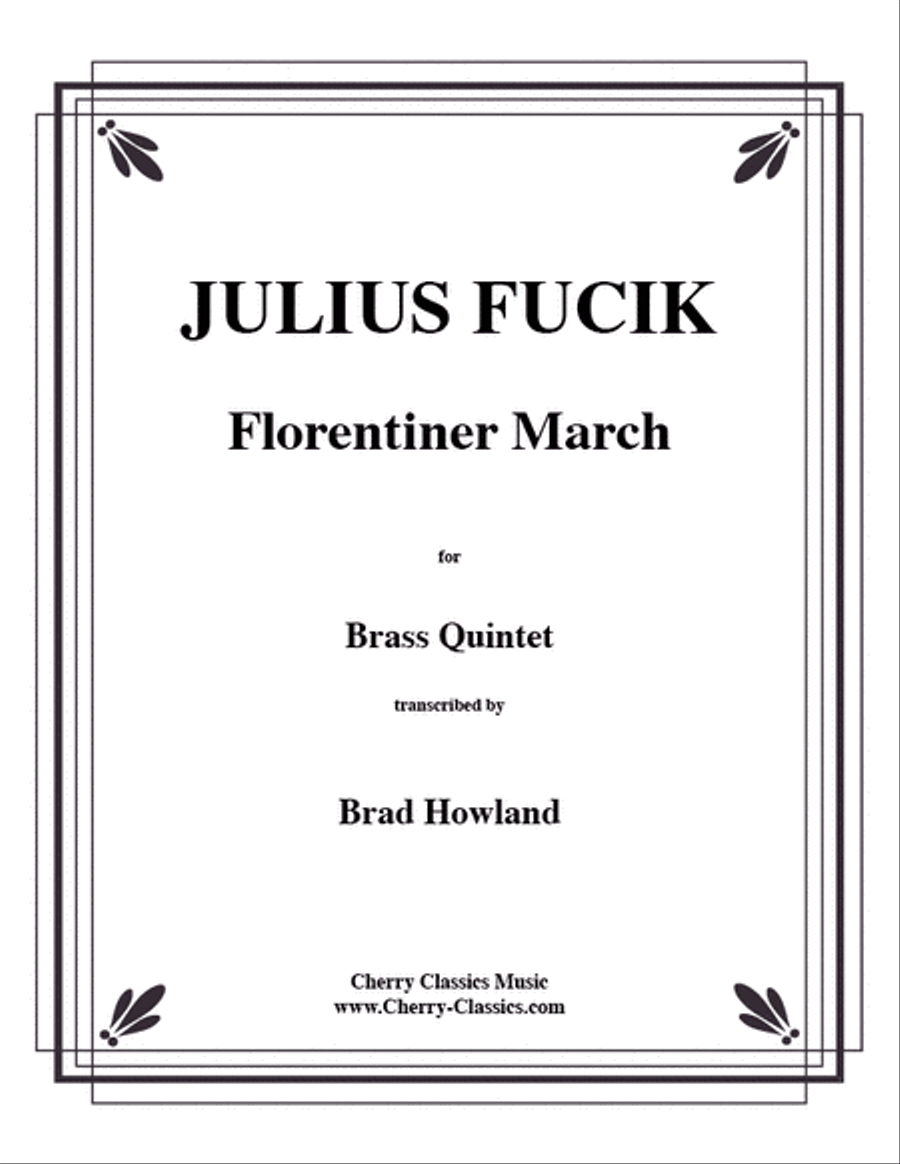 Florentiner March Brass Quintet scores gallery preview page 1