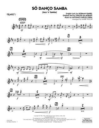 Book cover for Só Danço Samba (Jazz 'n' Samba) (arr. Mark Taylor) - Trumpet 1