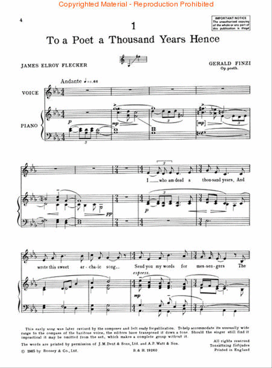 To A Poet Voc/kybd Voice scores gallery preview page 2