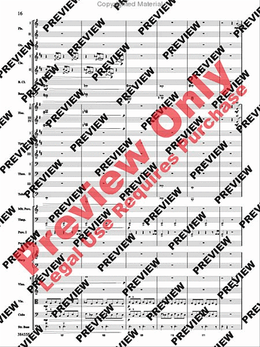 Harry Potter and the Deathly Hallows, Part 2, Suite from Full Orchestra scores gallery preview page 17