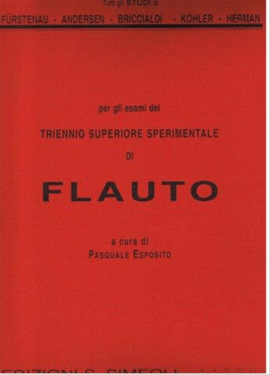 Per Gli Esami Di Flauto (Raccolta In Due Volumi) Flute Solo scores gallery preview page 1
