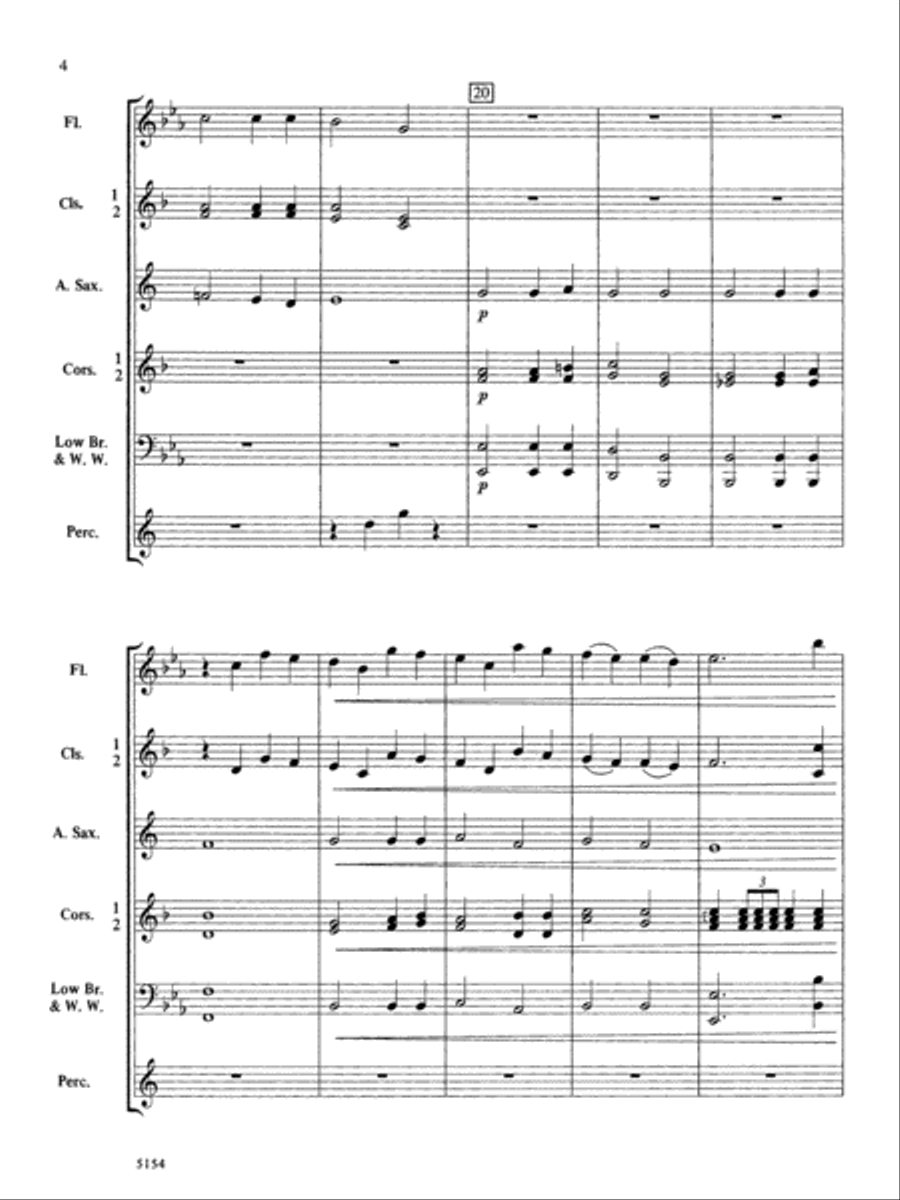 Royal Overture: Score Concert Band scores gallery preview page 4