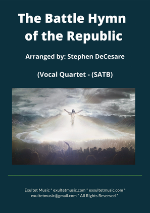 Book cover for The Battle Hymn of the Republic (Vocal Quartet - (SATB)