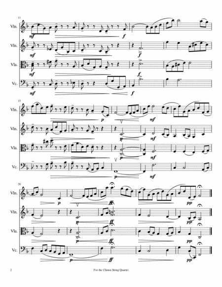 Traumerei Op.15 No.7 for String Quartet