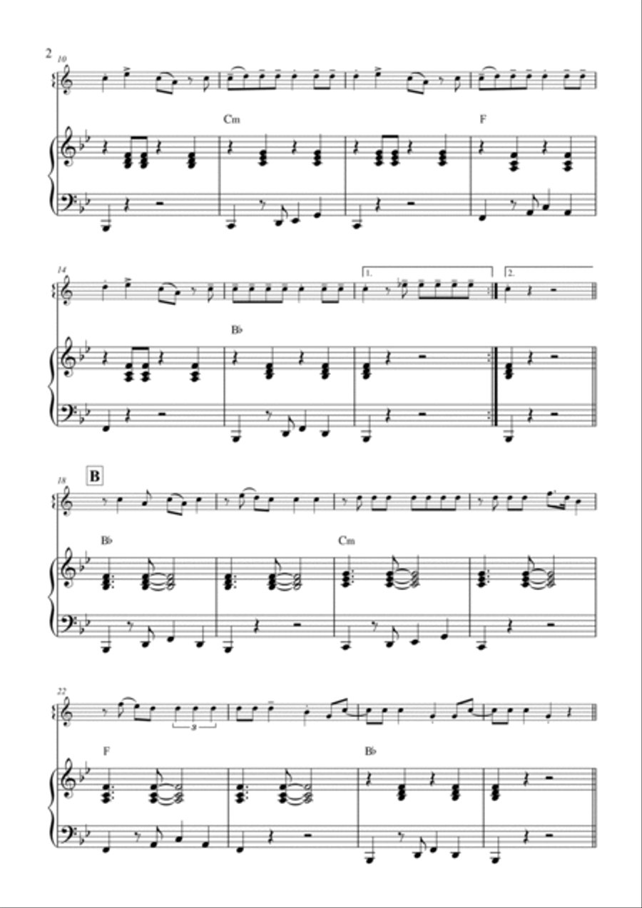 All About That Bass All About That Bass B-Flat Trumpet scores gallery preview page 2
