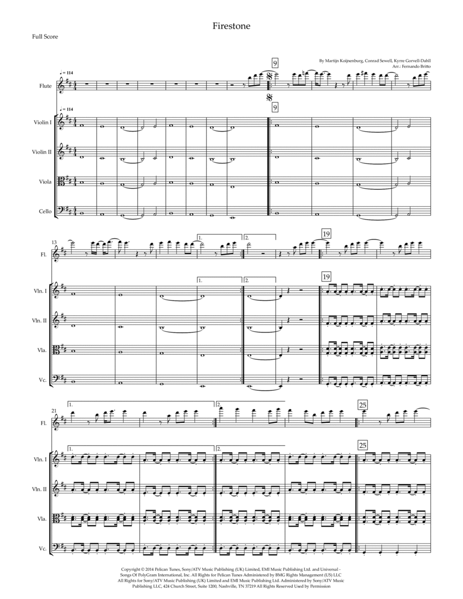 Firestone Small Ensemble scores gallery preview page 1