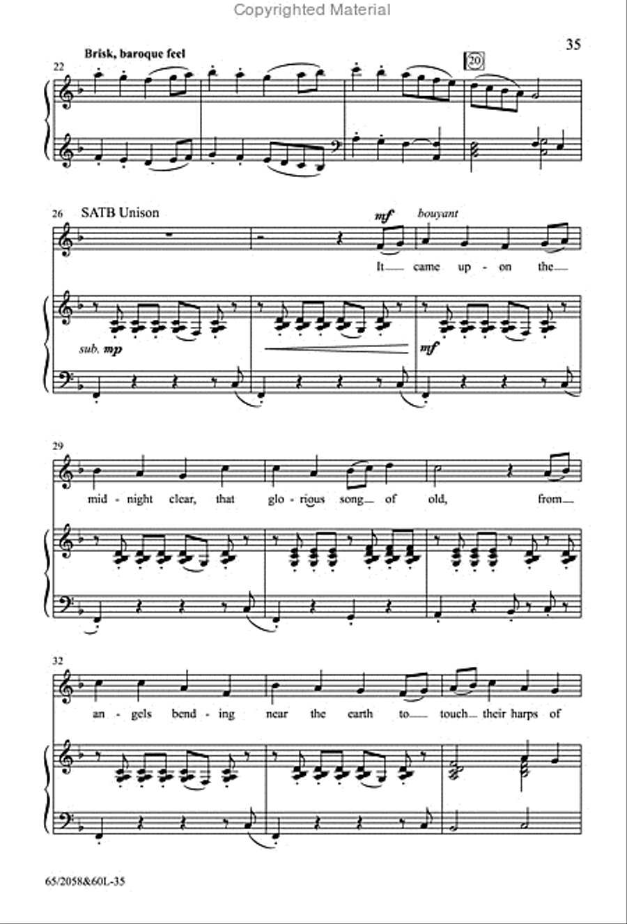 The Christmas Story - SATB Score with Performance CD 4-Part scores gallery preview page 20