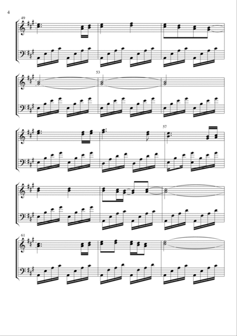 Chiquitita Chiquitita Piano Solo scores gallery preview page 4
