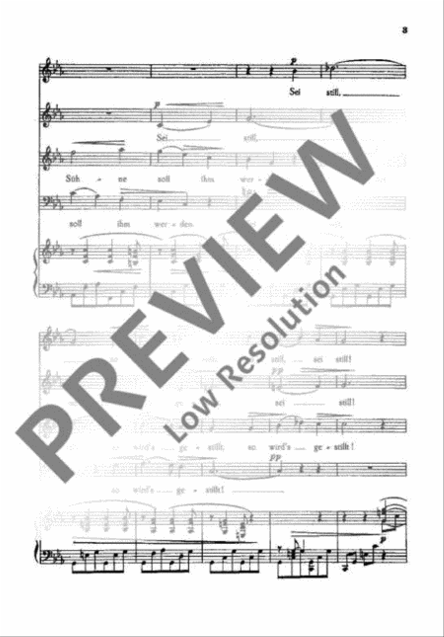 Drei Chöre 4-Part scores gallery preview page 6