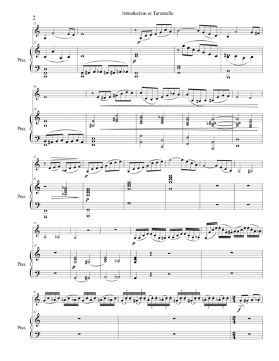 Introduction et Tarantelle (Sarasate) Trumpet Duet scores gallery preview page 3