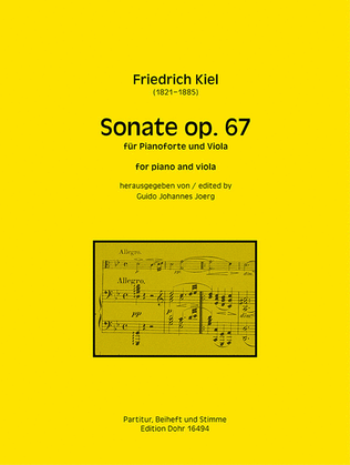 Sonate für Pianoforte und Viola op. 67