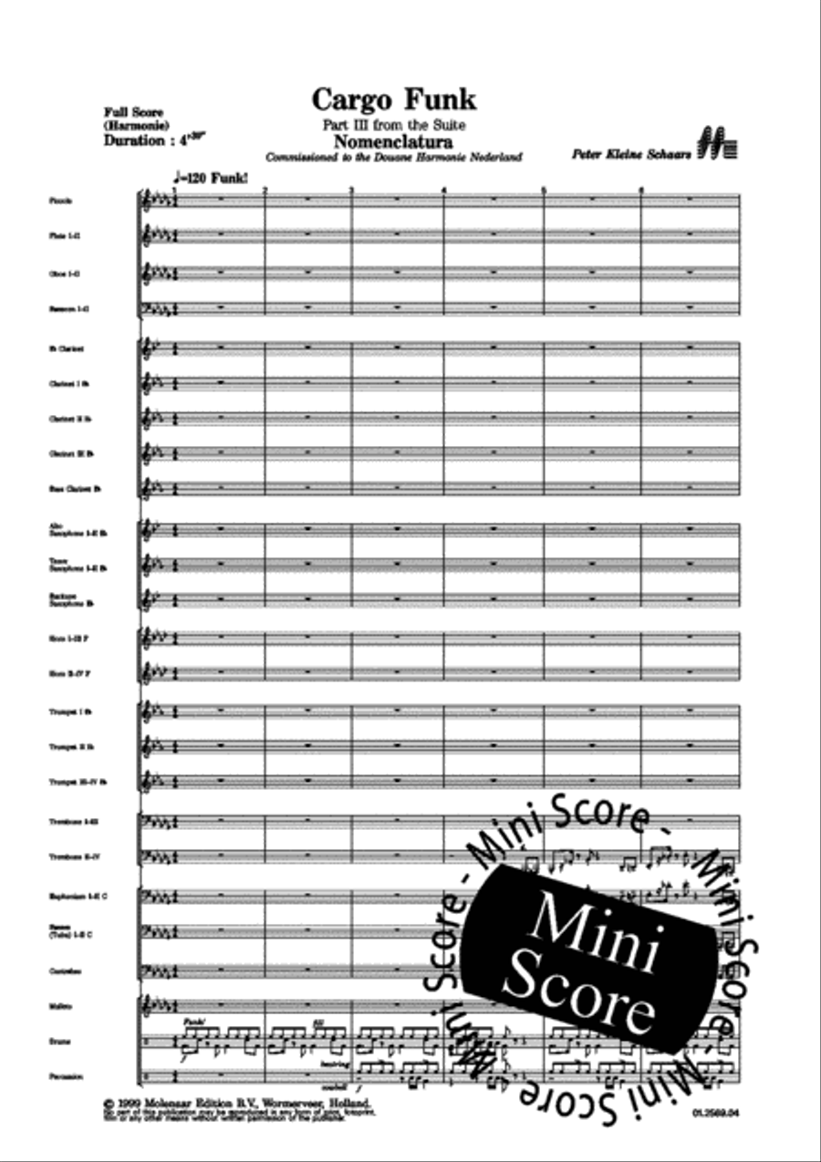 Cargo Funk Big Band scores gallery preview page 3