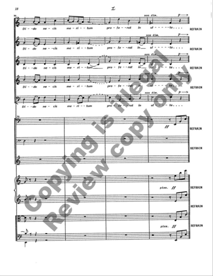 Cantata Rustica (Full/Choral Score) Choir scores gallery preview page 95