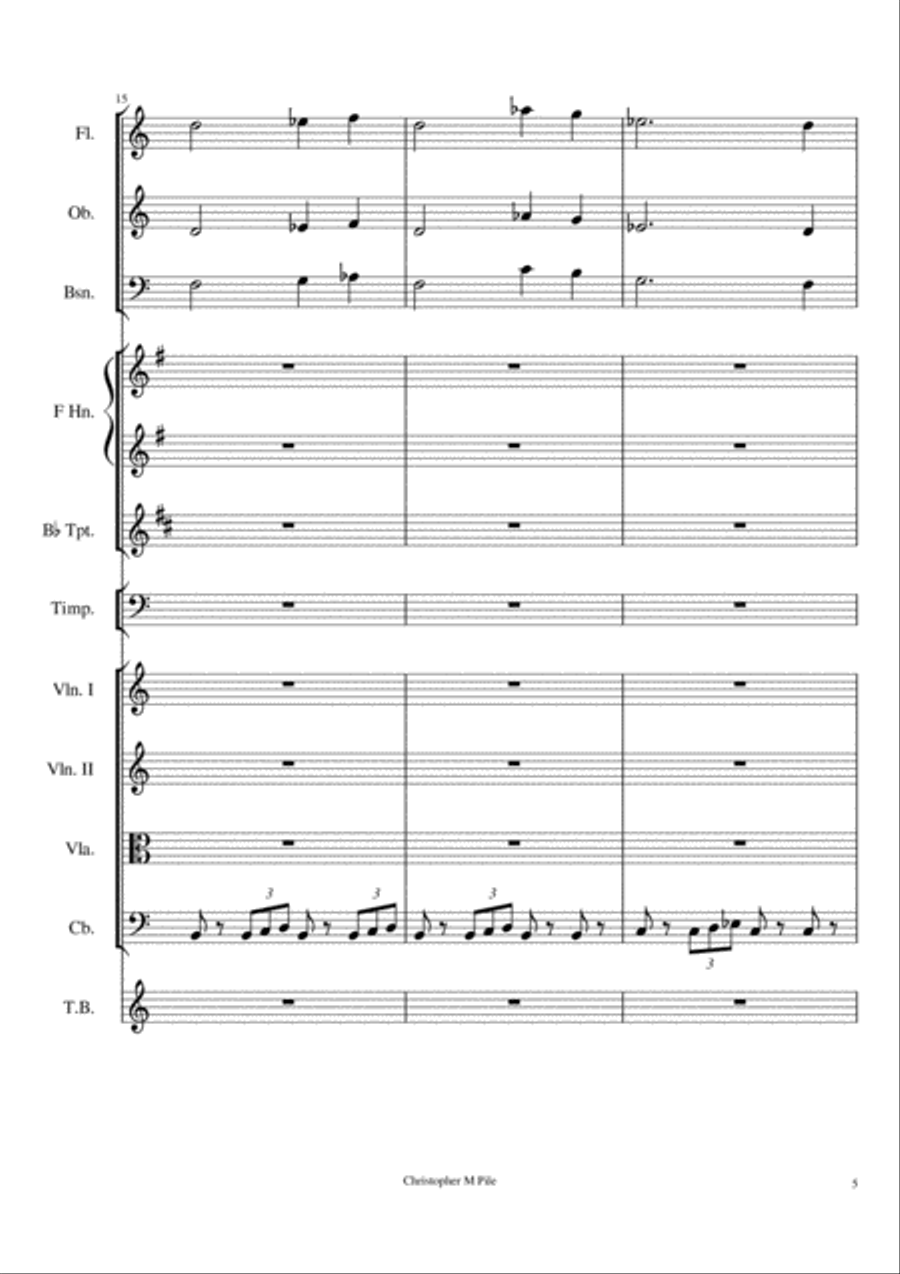 Mi Amigo Full Orchestra scores gallery preview page 5