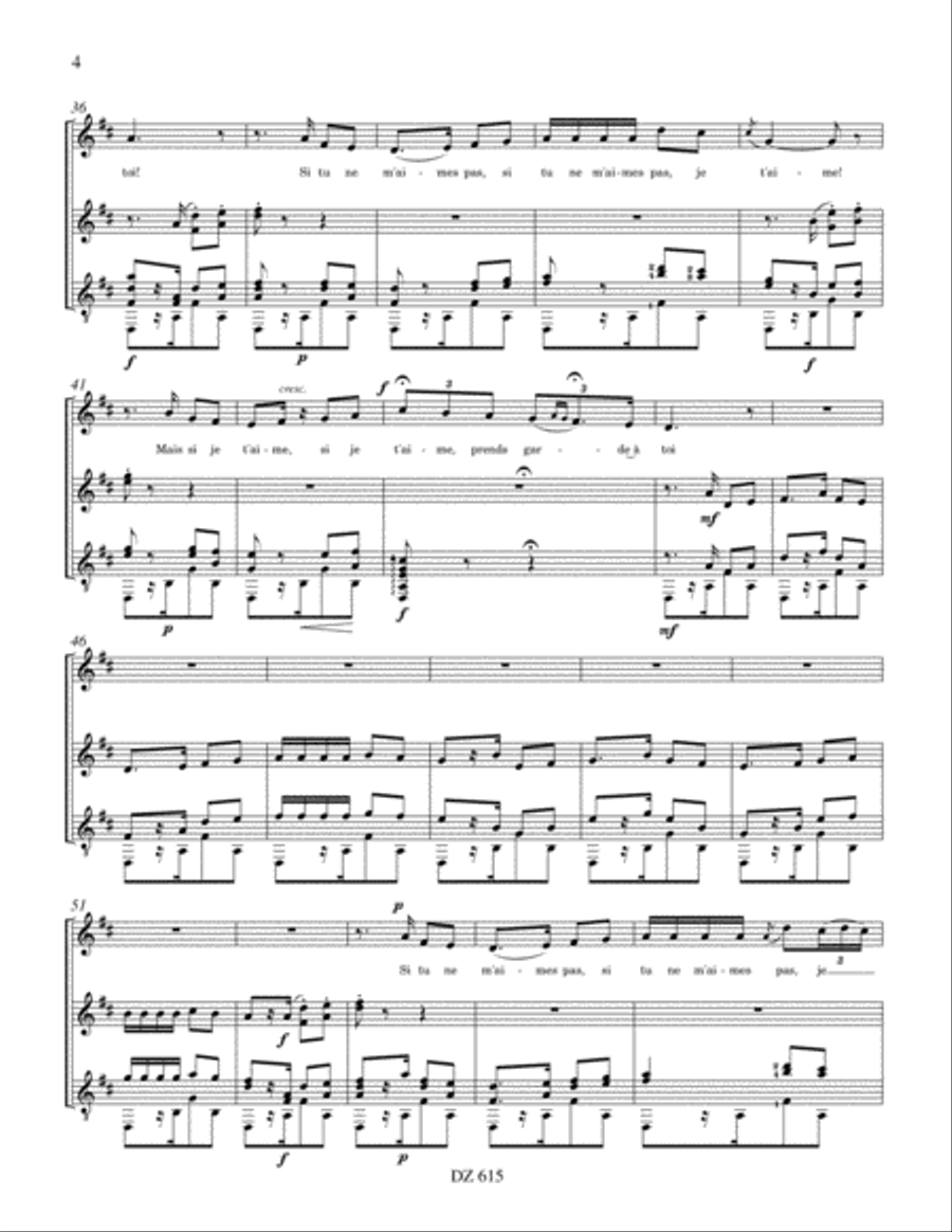 Habanera de Carmen Classical Guitar scores gallery preview page 4