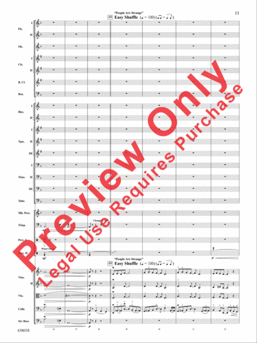 The Doors on Tour The Doors on Tour Full Orchestra scores gallery preview page 12