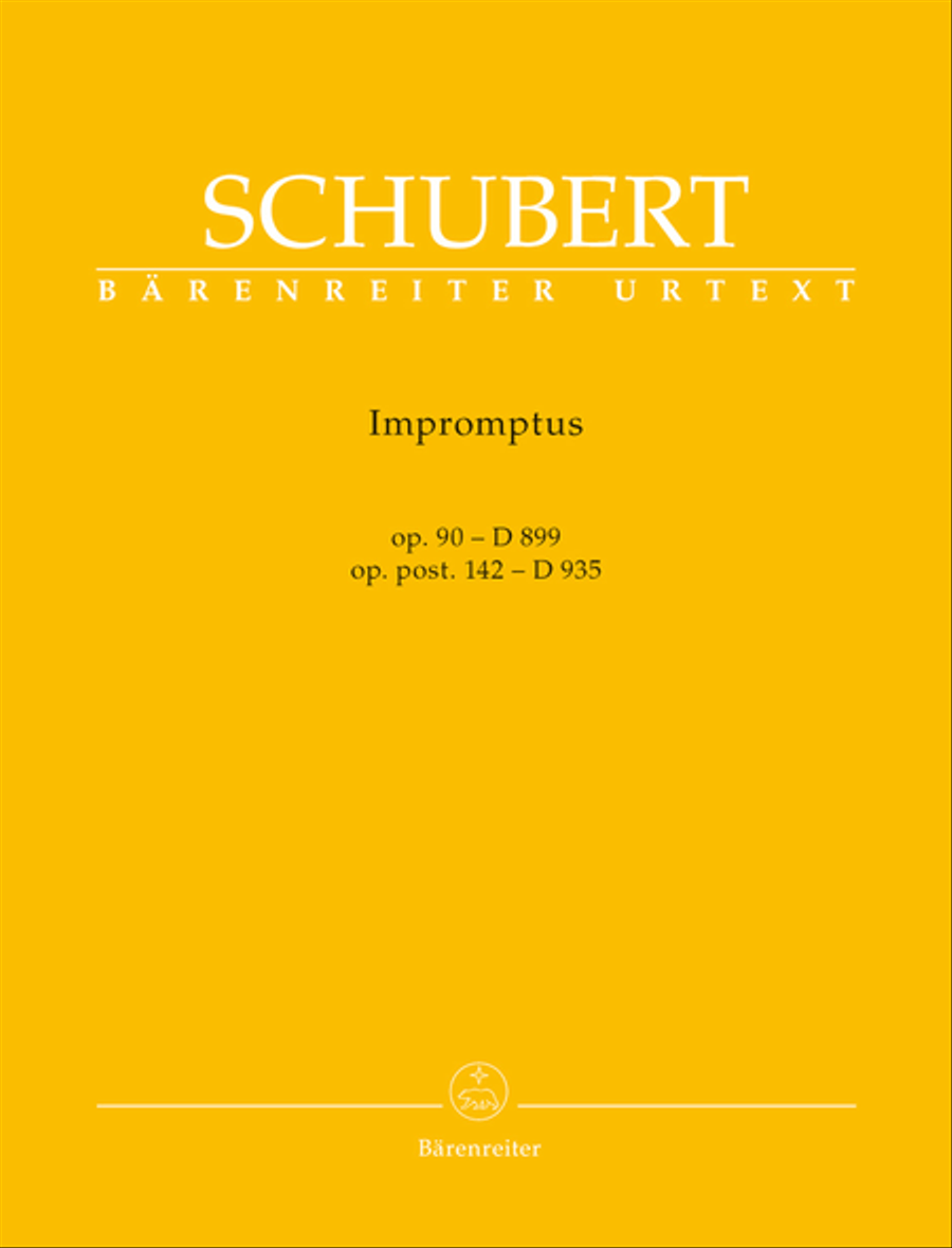 Impromptus op. 90 D 899, op. post. 142 D 935 Piano Solo scores gallery preview page 1