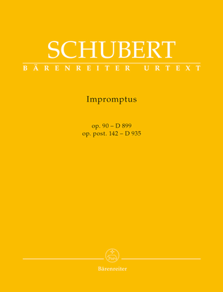 Book cover for Impromptus op. 90 D 899, op. post. 142 D 935