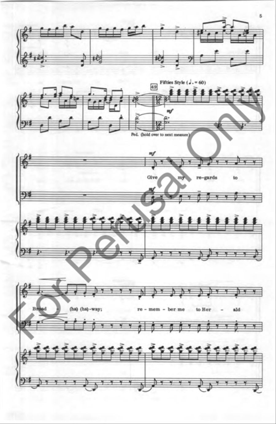 Americana Medley 4-Part scores gallery preview page 5