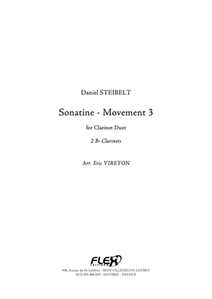 Sonatine - Movement 3