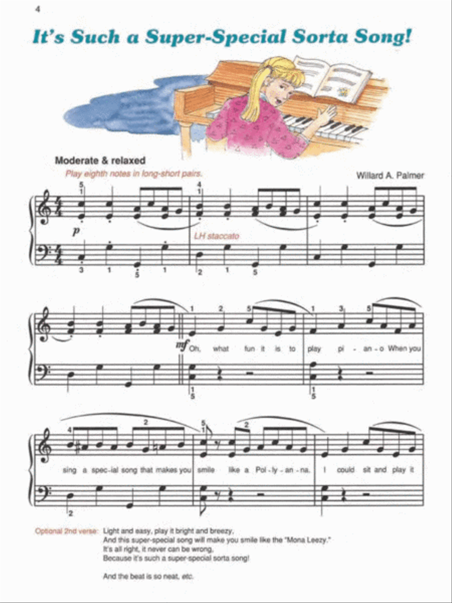 Alfred's Basic Piano Prep Course Lesson Book, Book F Piano Method scores gallery preview page 2