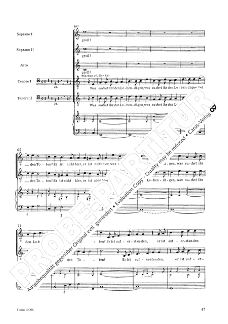 Ten motets Choir scores gallery preview page 49