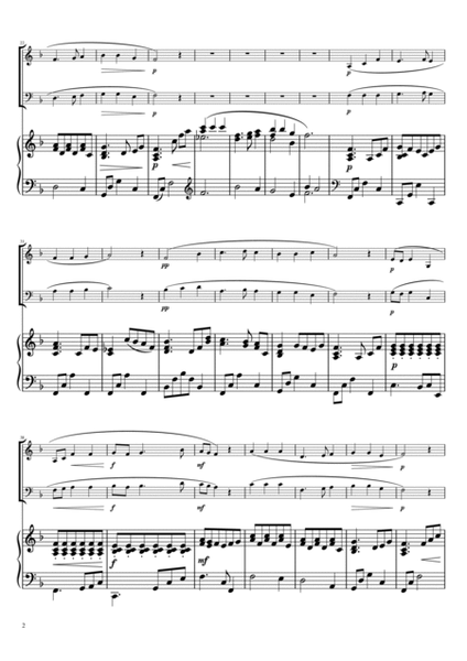 "furusato" (Fdur) pianotrio violin & cello image number null