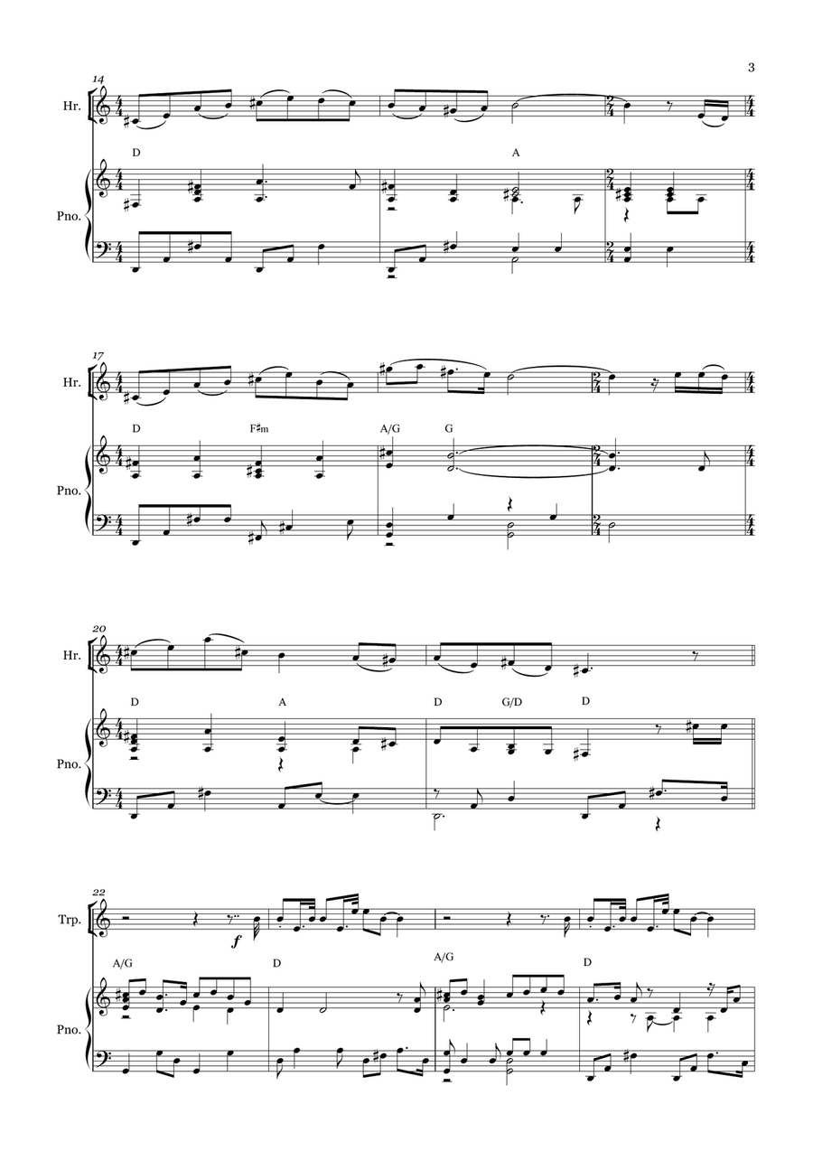 Rocketeer To The Rescue Brass Duet scores gallery preview page 3