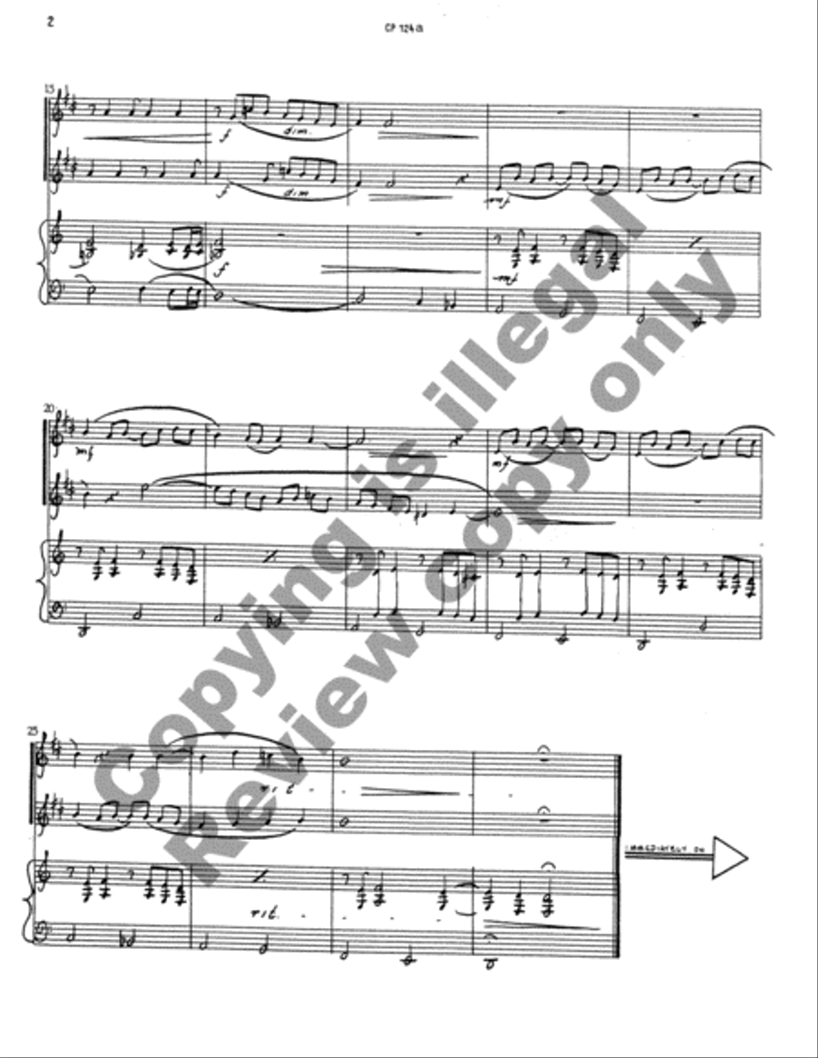 Liturgical Sonata Trumpet Duet scores gallery preview page 3