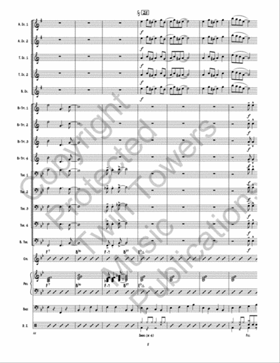 Model Train Model Train Jazz Ensemble scores gallery preview page 6
