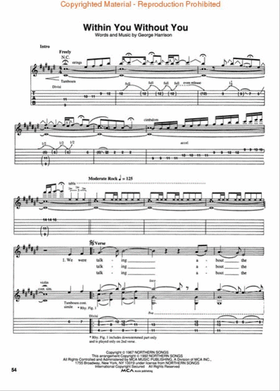 The Beatles - Sgt. Pepper's Lonely Hearts Club Band - Updated Edition Electric Guitar scores gallery preview page 4