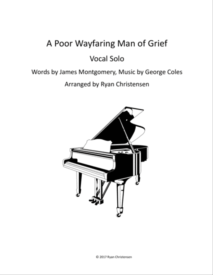A Poor Wayfaring Man of Grief Voice scores gallery preview page 1