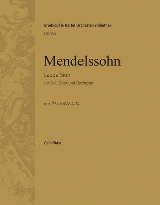Lauda Sion [Op. 73] MWV A 24