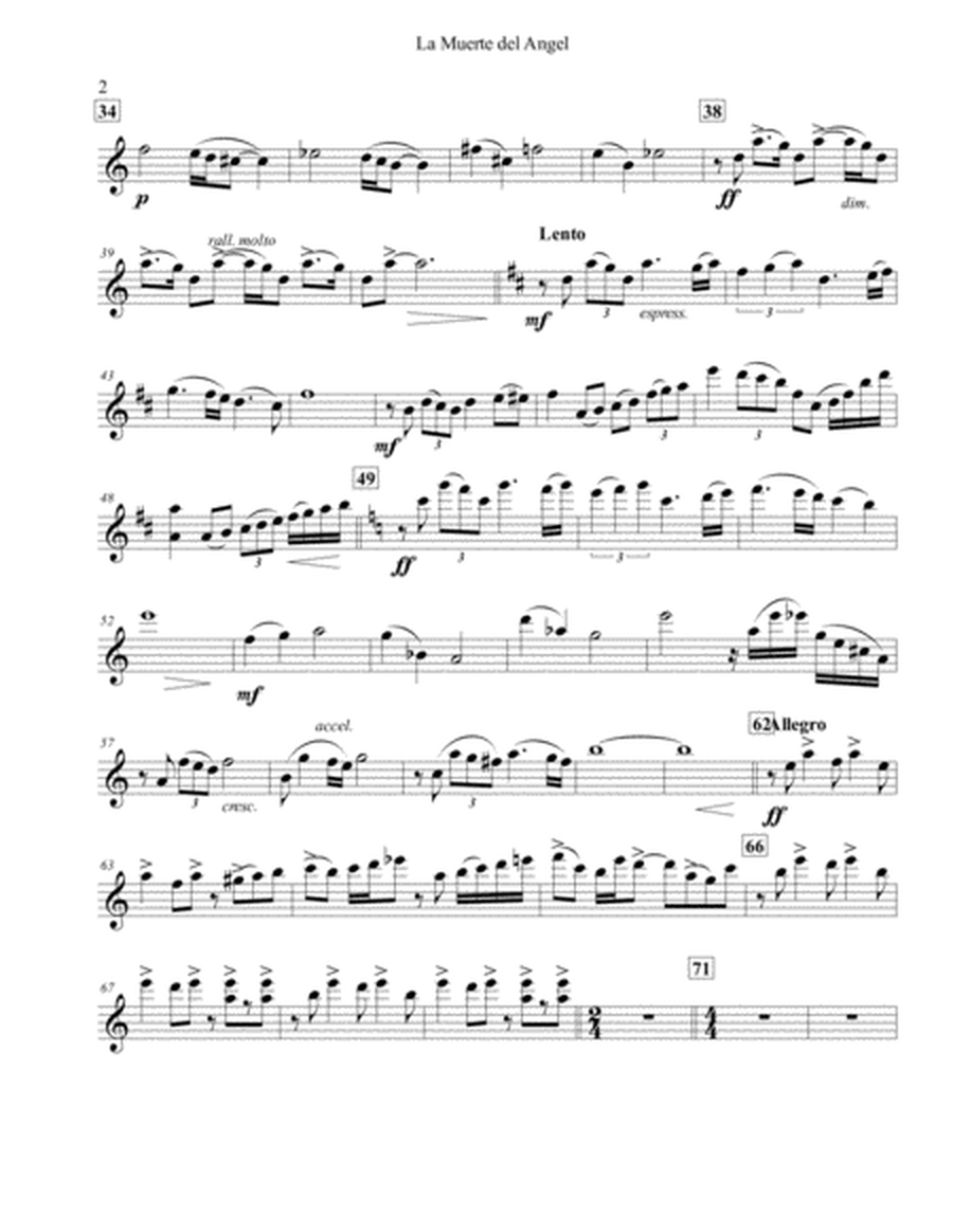 Astor Piazzolla - Tango "La Muerte del Angel" arr. for piano quartet (violin part)