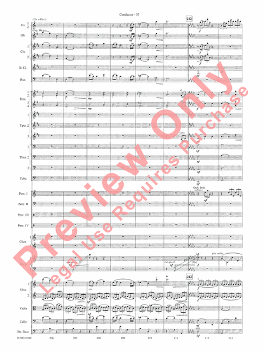 Harry Potter Symphonic Suite Full Orchestra scores gallery preview page 40