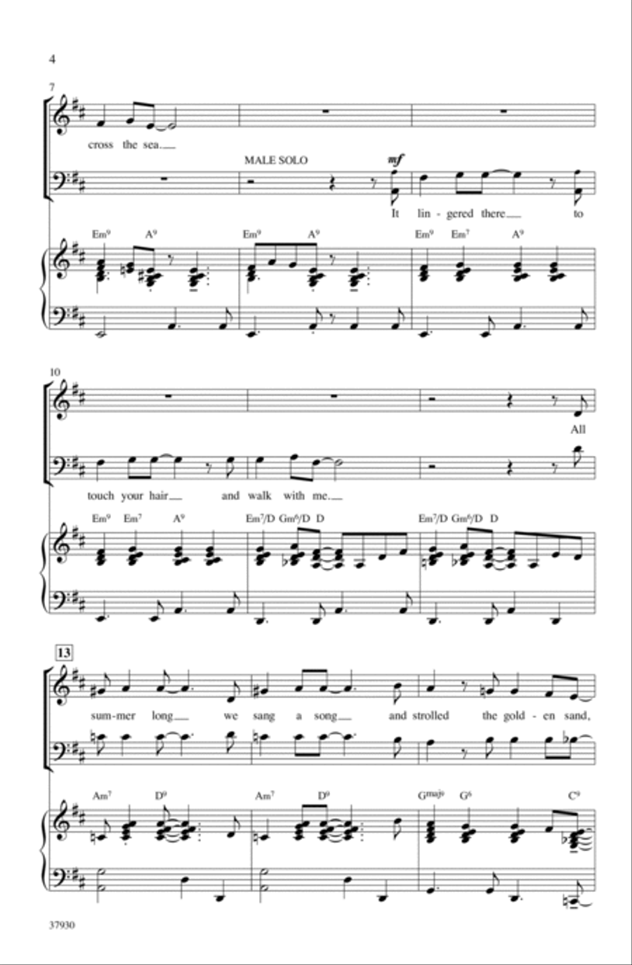 Summer Wind - SoundTrax CD (CD only) Choir scores gallery preview page 3