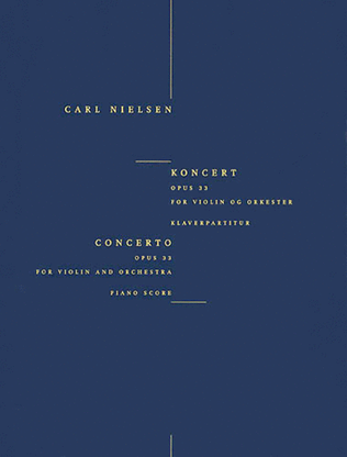 Book cover for Concerto for Violin and Orchestra Op. 33