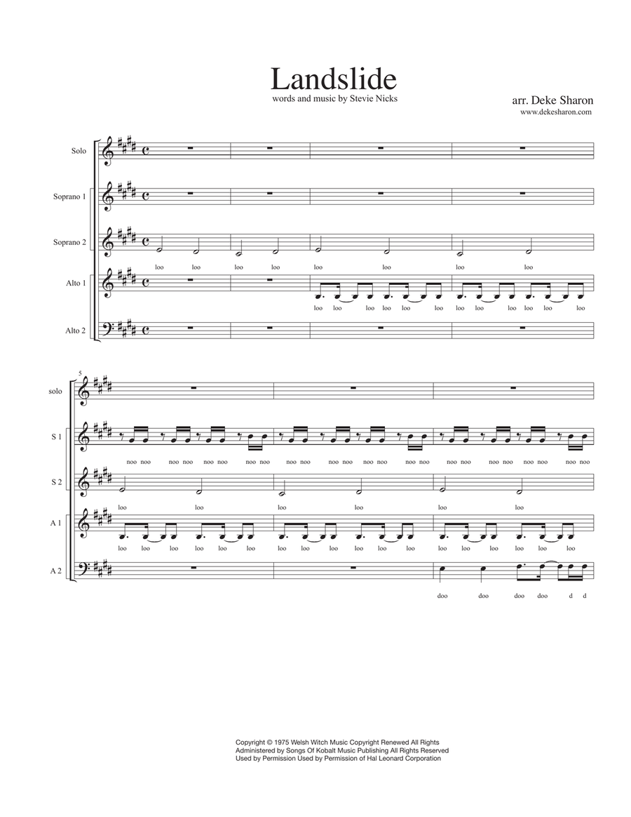 Landslide SA scores gallery preview page 1