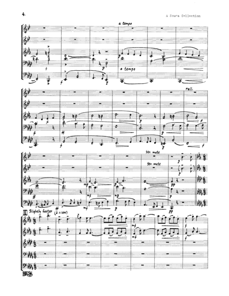 A Sousa Collection - Full Score