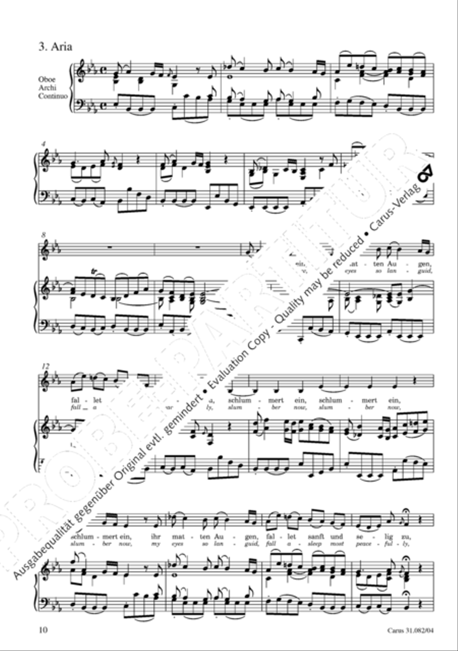I have enough (Ich habe genung) Mezzo-Soprano Voice scores gallery preview page 11